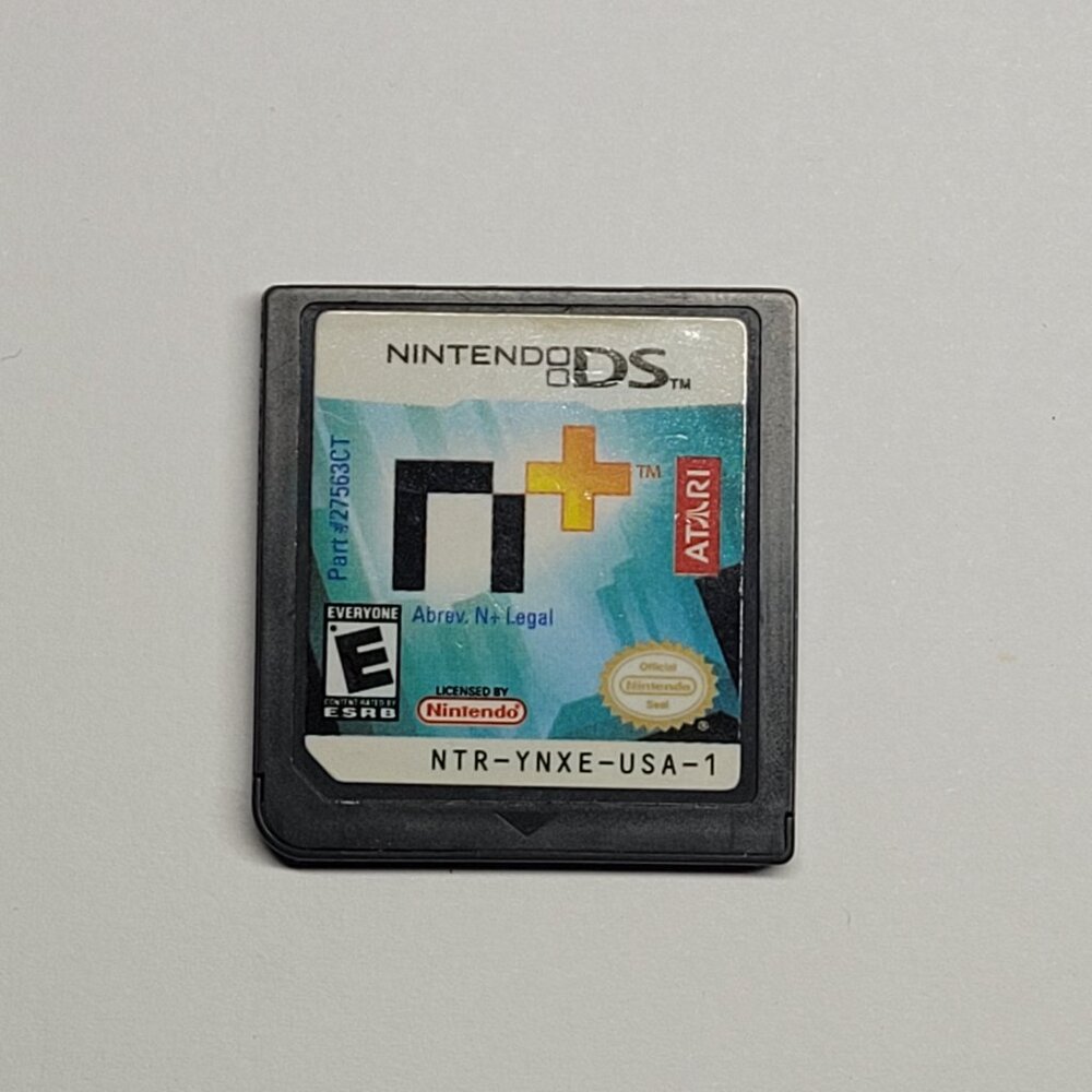 N+ Nintendo DS game cartridge